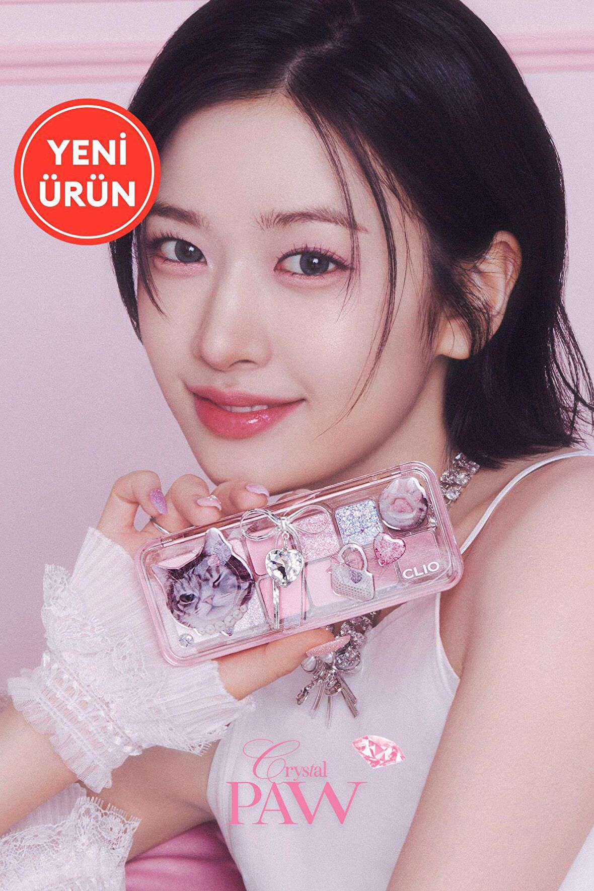 Hafif Dokulu Yoğun Renklere Sahip Göz Farı Paleti Clio Pro Eye Palette Air (12 Crystal Paw)