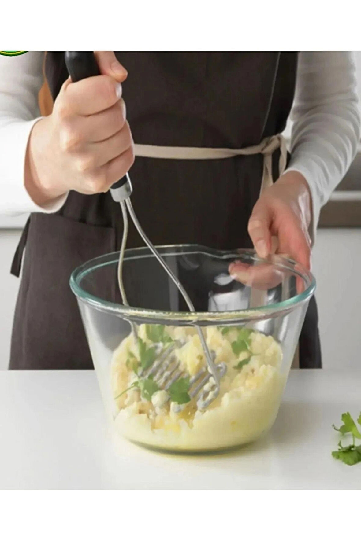 İkea Patates Ezici Paslanmaz Çelik