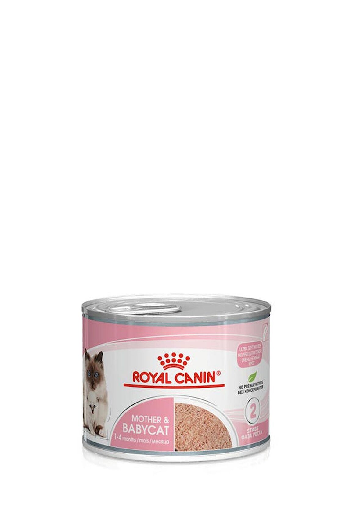 Royal Canin Mother&BabyCat Gebe/Laktasyondaki Anne ve Yavru Kedi için Kedi Konservesi 195g