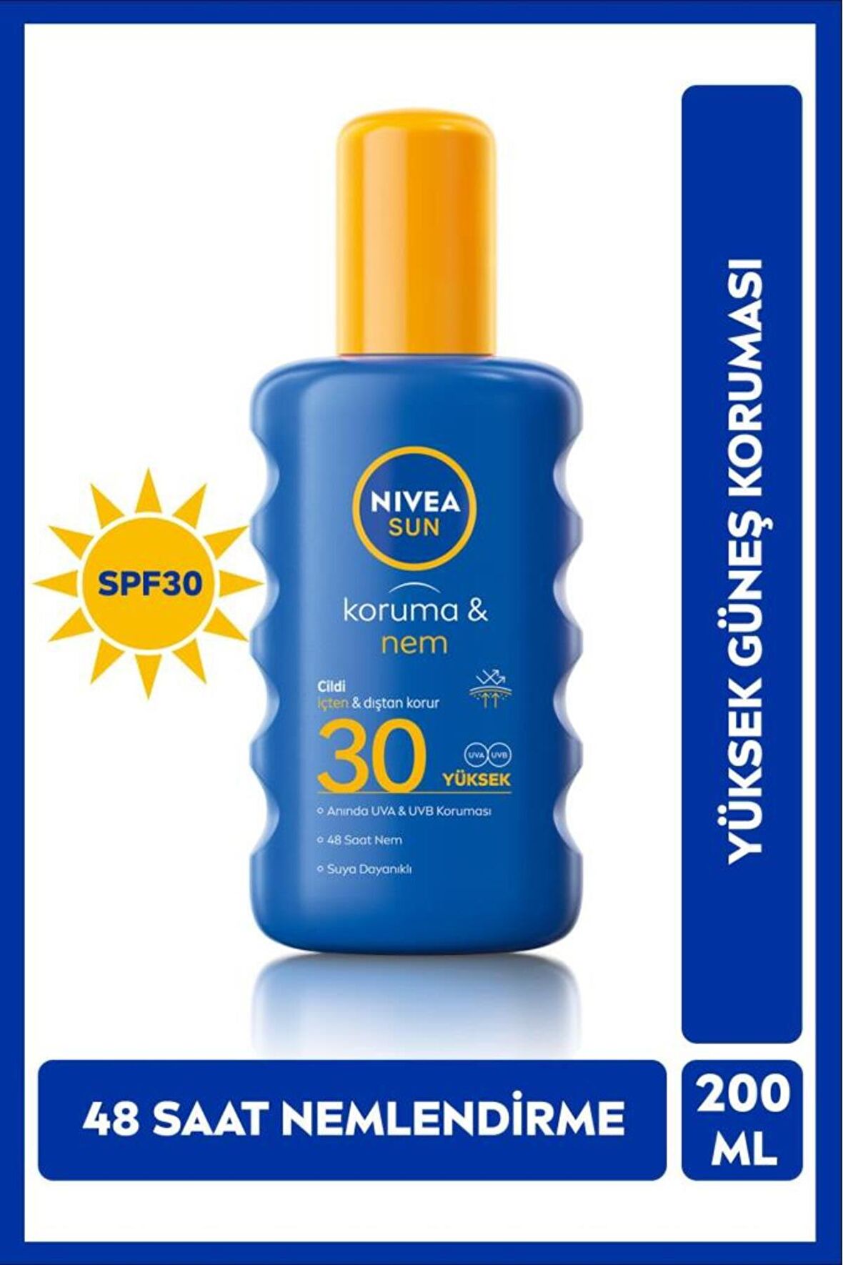 Nivea Sun Koruma&nem Nemlendirici Güneş Spreyi Gkf 30 200 ml