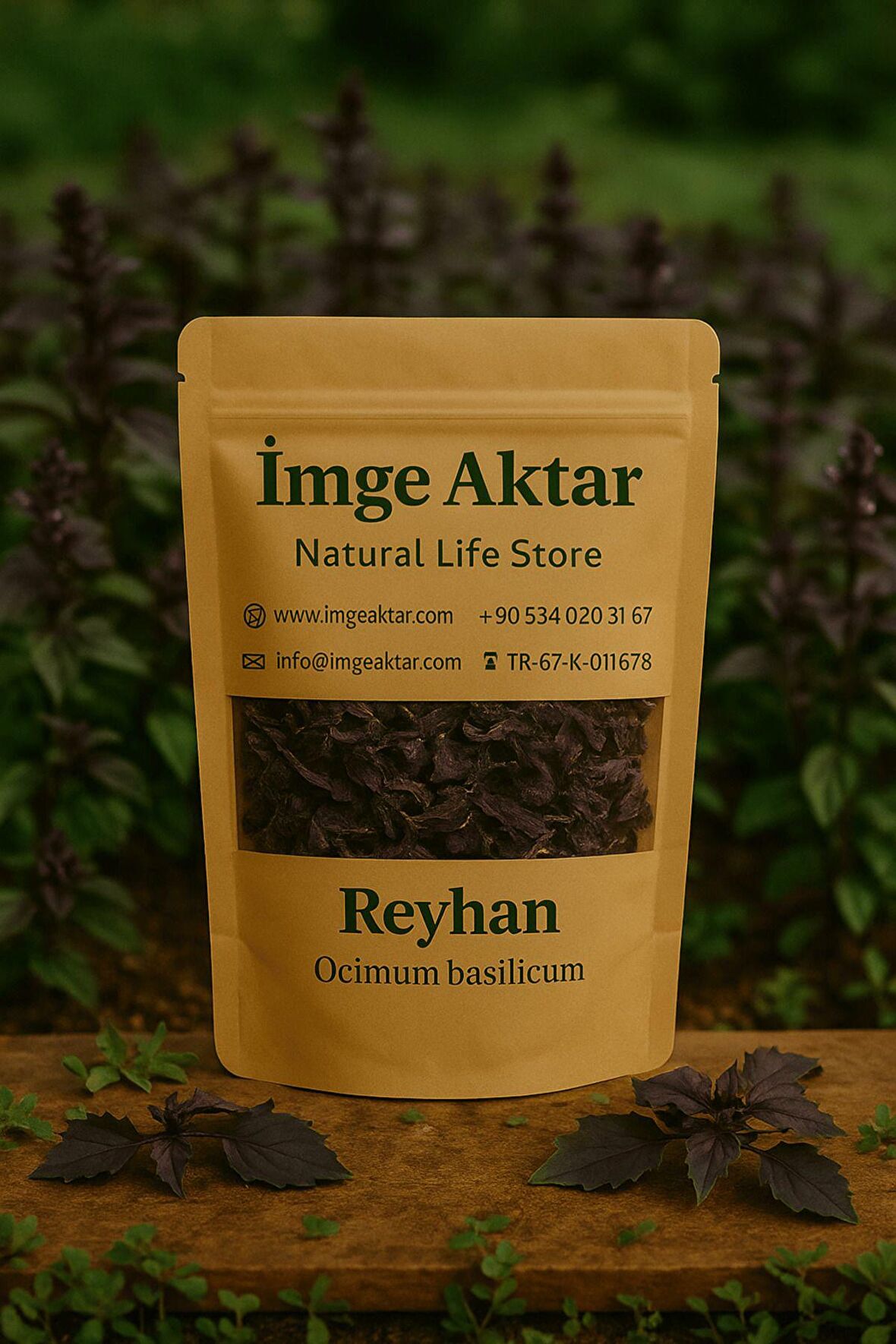 Reyhan-Mor Fesleğen 50g