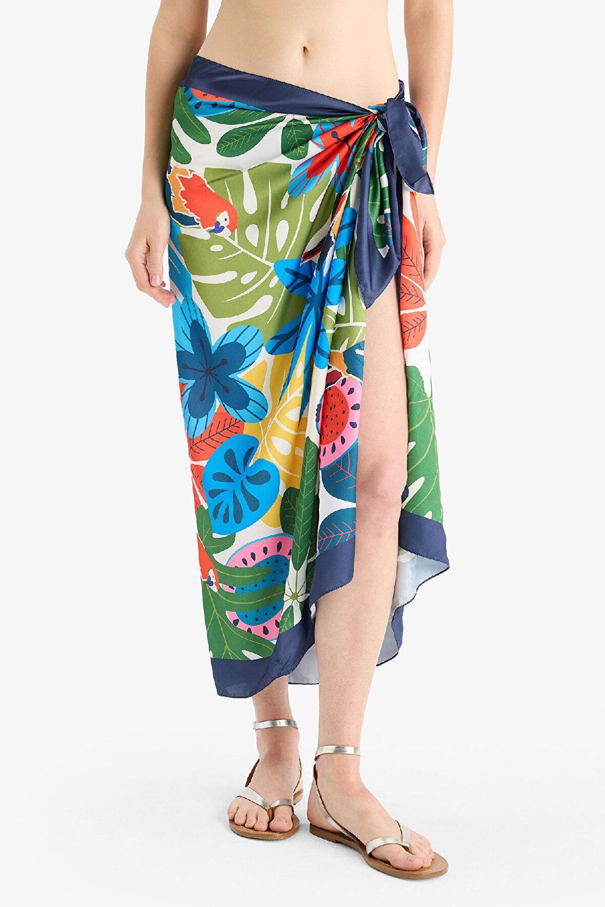 DeFacto Desenli Saten Pareo F1463AXNSKR1