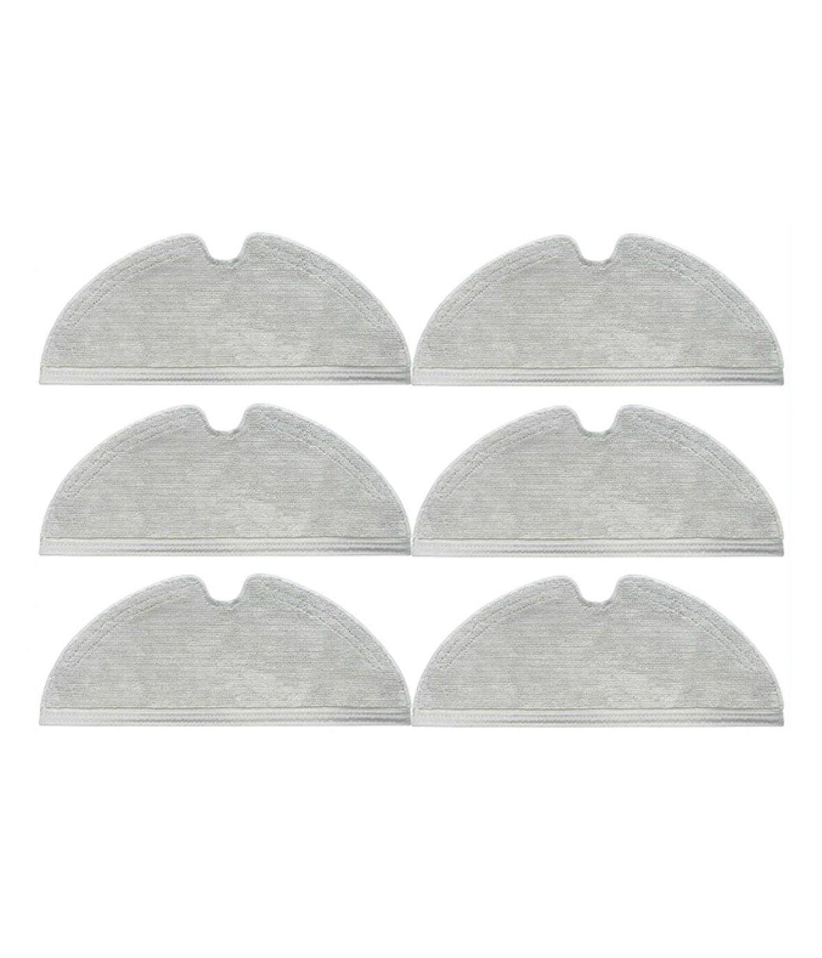 Xiaomi 2C Vacuum Mop Uyumlu 6 Adet Mop-Tam Yüzey Mikrofiber