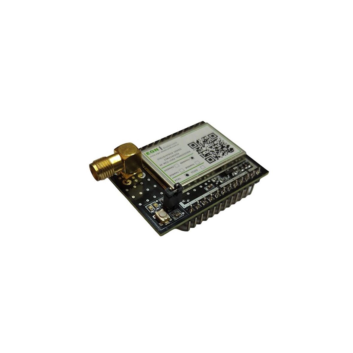 STR29RSH4 433MHz RF MCU+LoRa Transceiver Modülü (STM32WLE5x, +20dBm, SAW Filtre, TCXO, RF Ekran, SMA RF Konnektör)