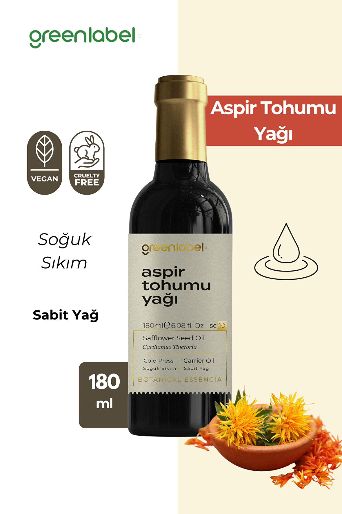 Aspir Tohumu Yağı 180 ml