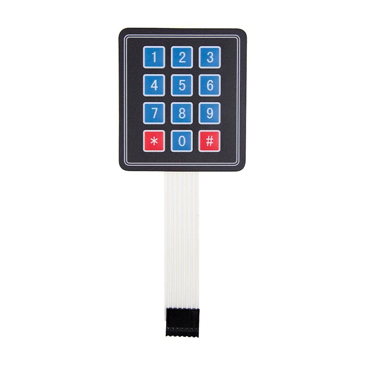 4x3 Membran Matrix Tuş Takımı