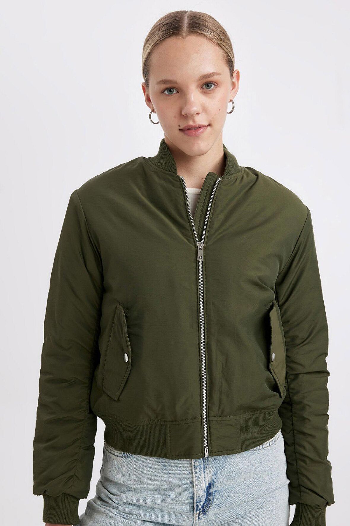 DeFacto Kolej Yaka Bomber Ceket Mont C1616AX24AUKH461