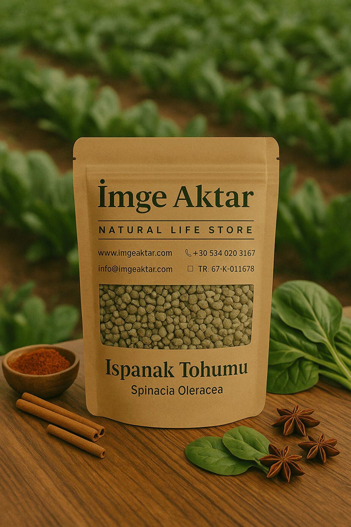 Ispanak Tohumu 50g