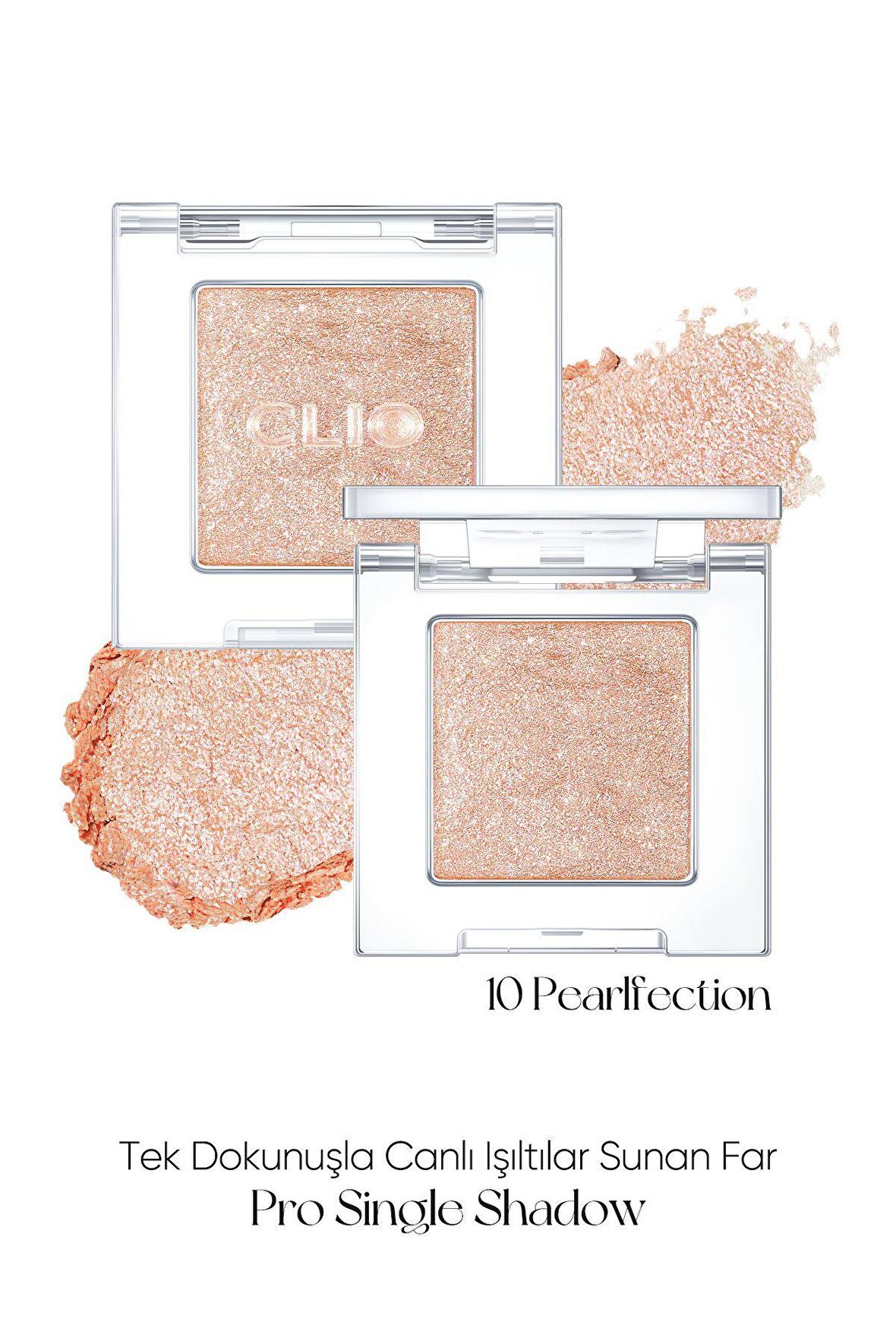 İnci Işıltılı Kremsi Dokuya Sahip Tekli Far Clio Pro Single Shadow (23FW) (G10 Pearfection)
