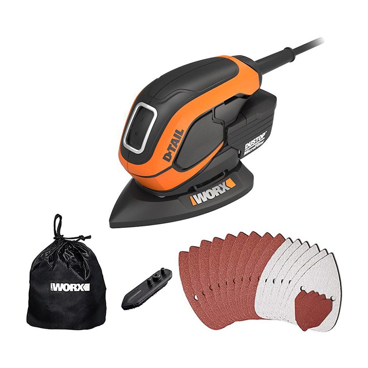 WORX WX648 65Watt Mouse Zımpara