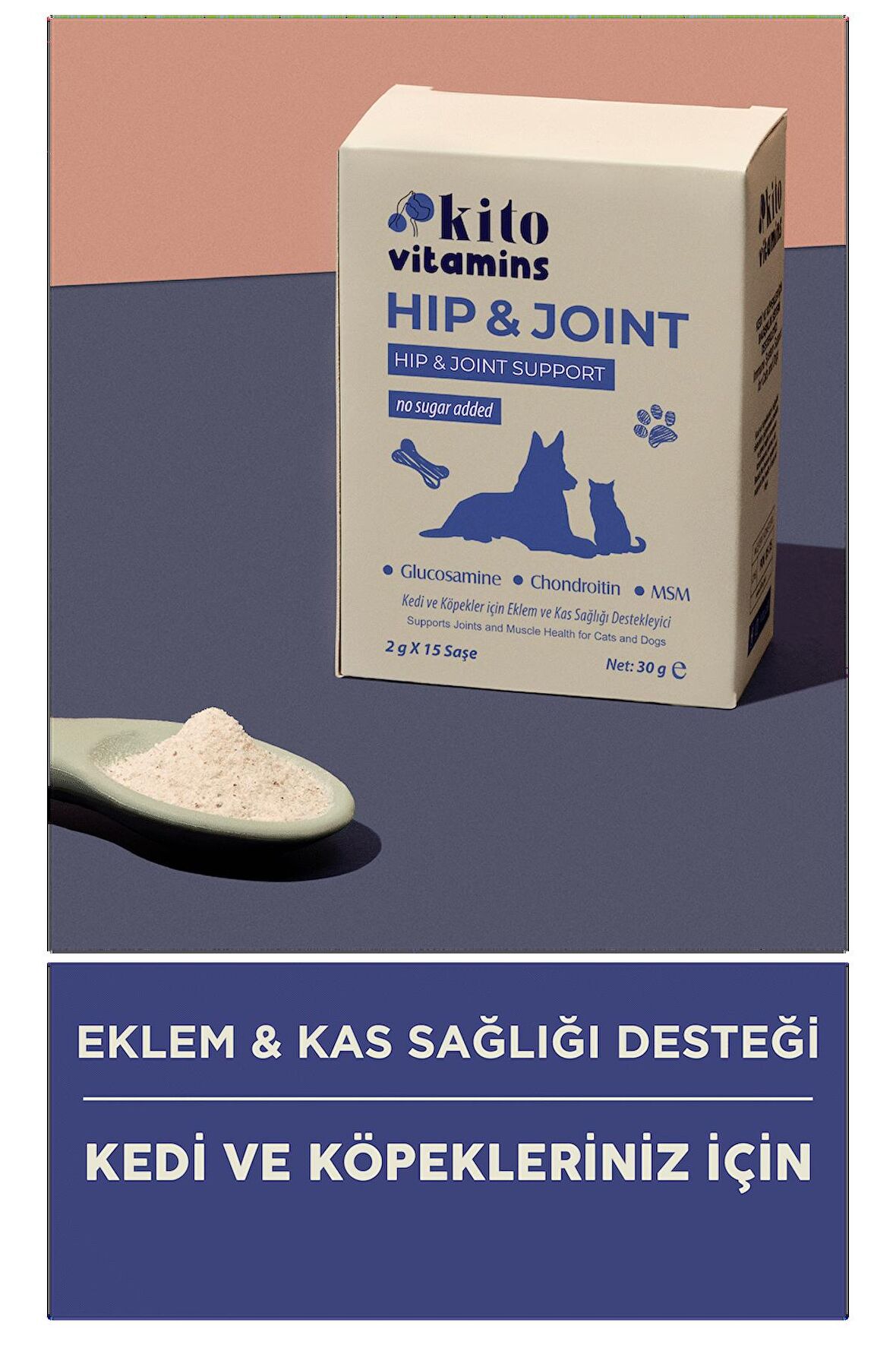 Kito Hip&joint Eklem ve Kas Sağlığı Destekleyici 2g X 15 Saşe