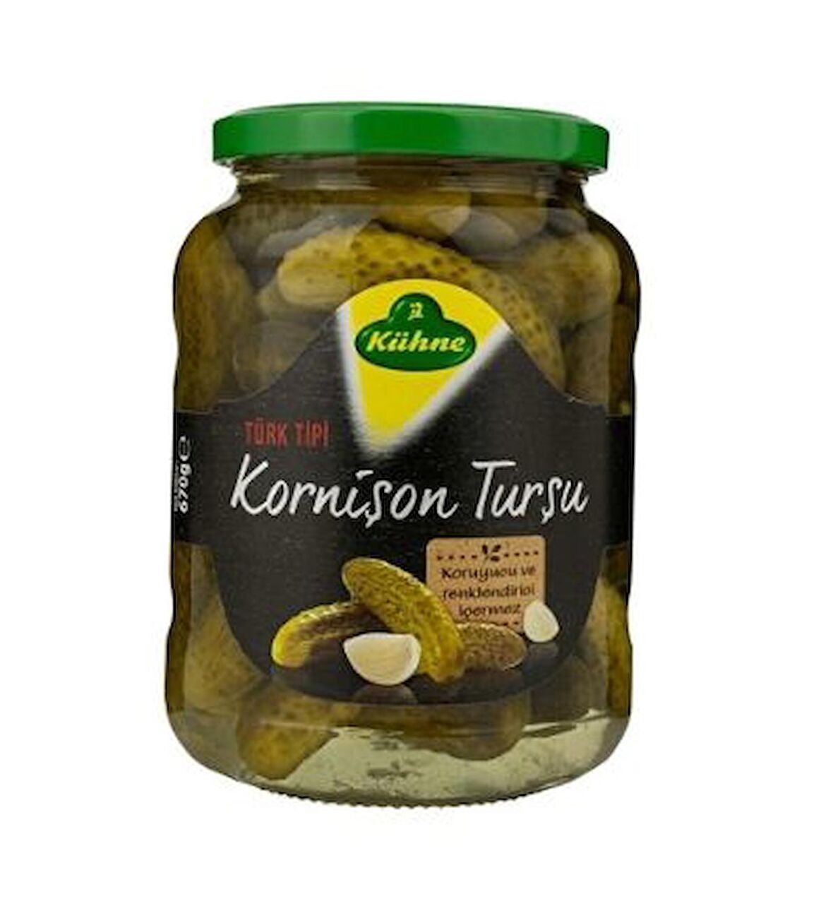 Kühne Türk Tipi Kornişon Turşu 720 ml 