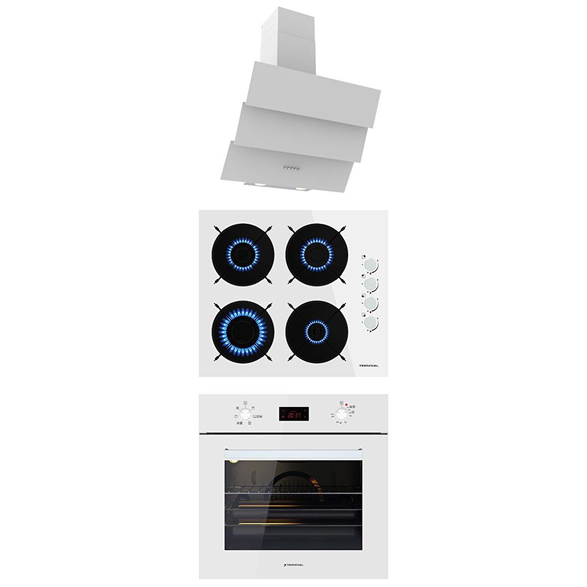 Termikel Ankastre Set (BO O6455 W + BH P6144 W + Pinus WW60)