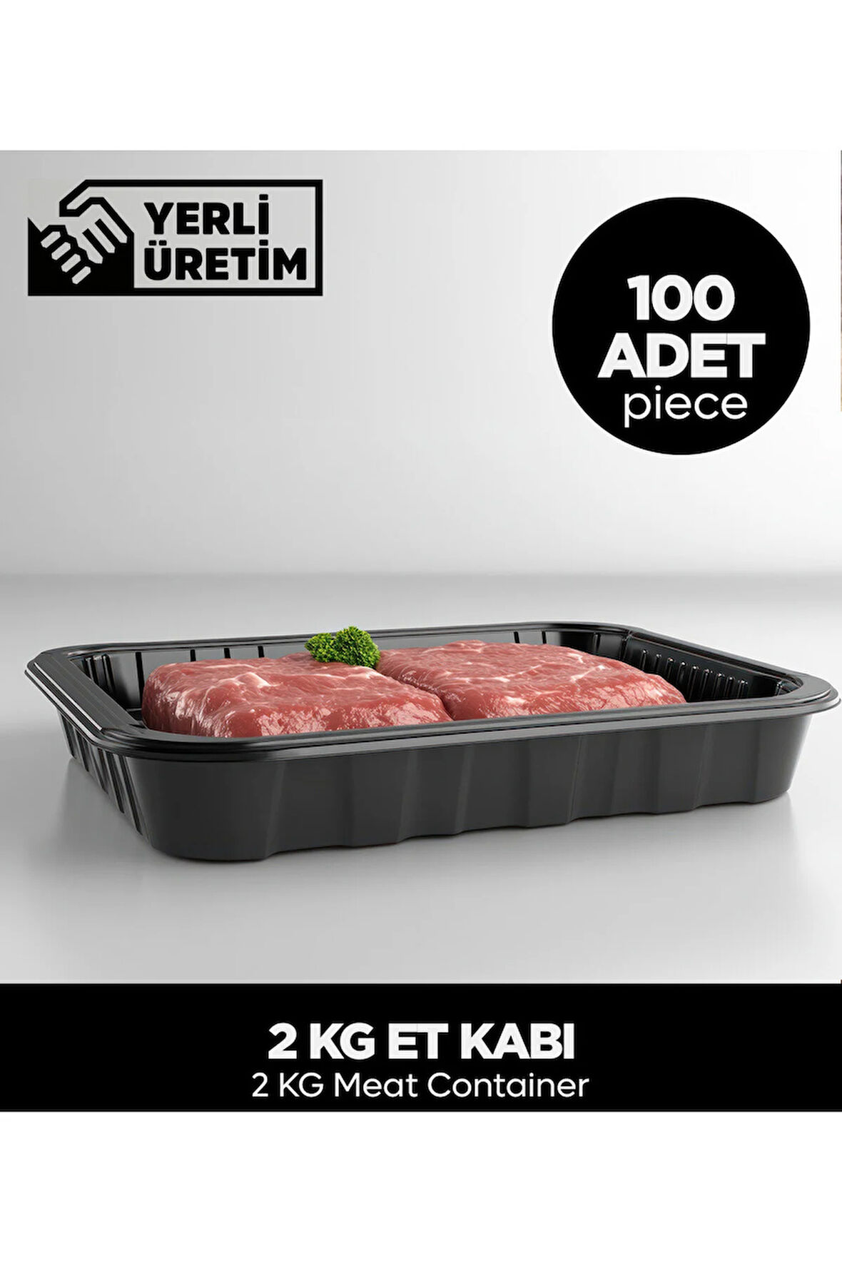 2 Kg Et Kabı 100 Adet