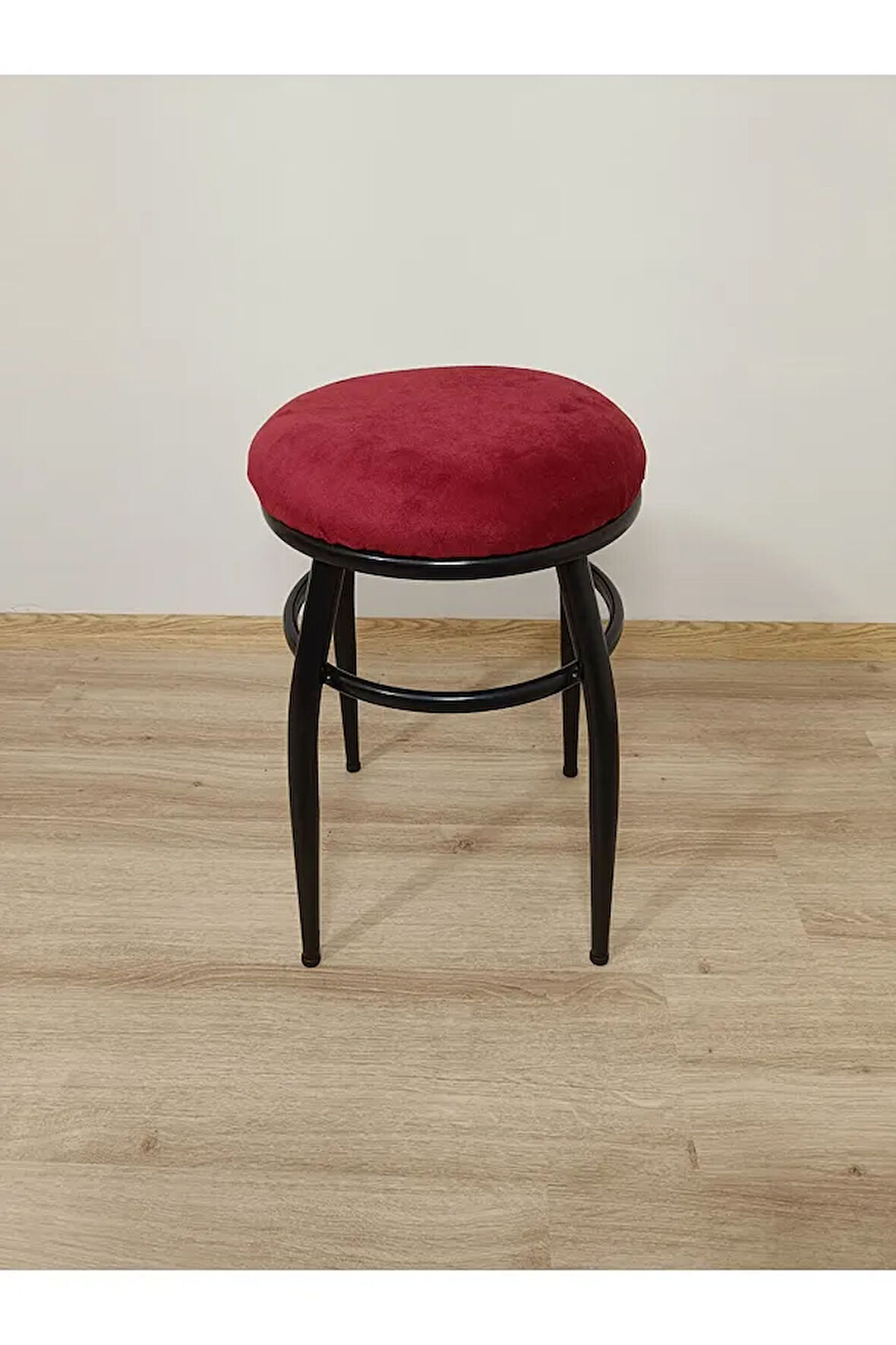 Evko Mobilya Tabure, Bar Taburesi, 2 Adet Tabure, Metal Ayaklı Tabure, Puf, Bench, Mutfak Balkon Bahçe Taburesi