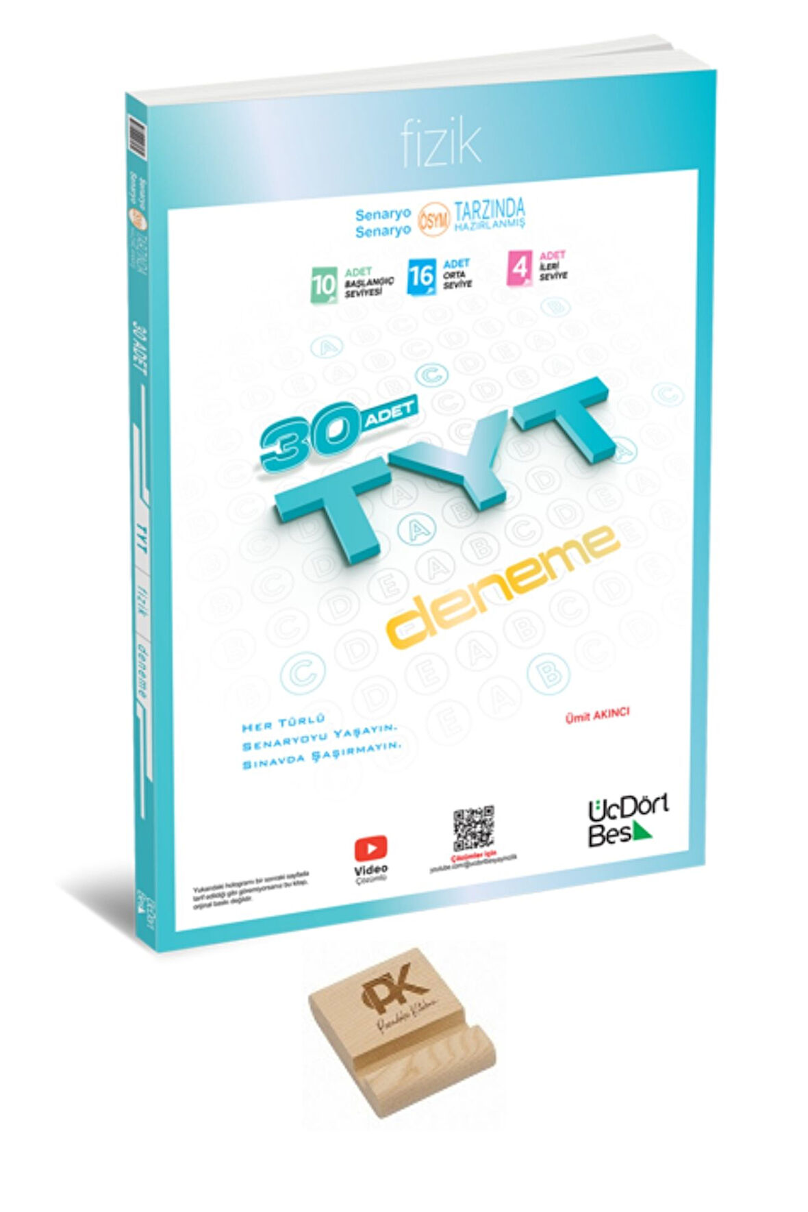 345 TYT 2026 Fizik Denemesi + Telefon Standı