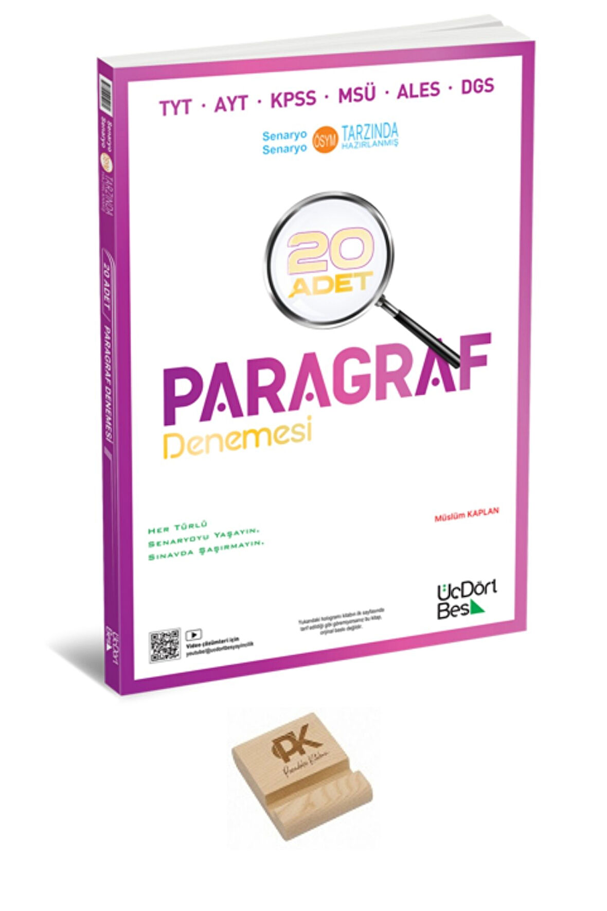 345 TYT 2026 Paragraf Denemeleri + Telefon Standı