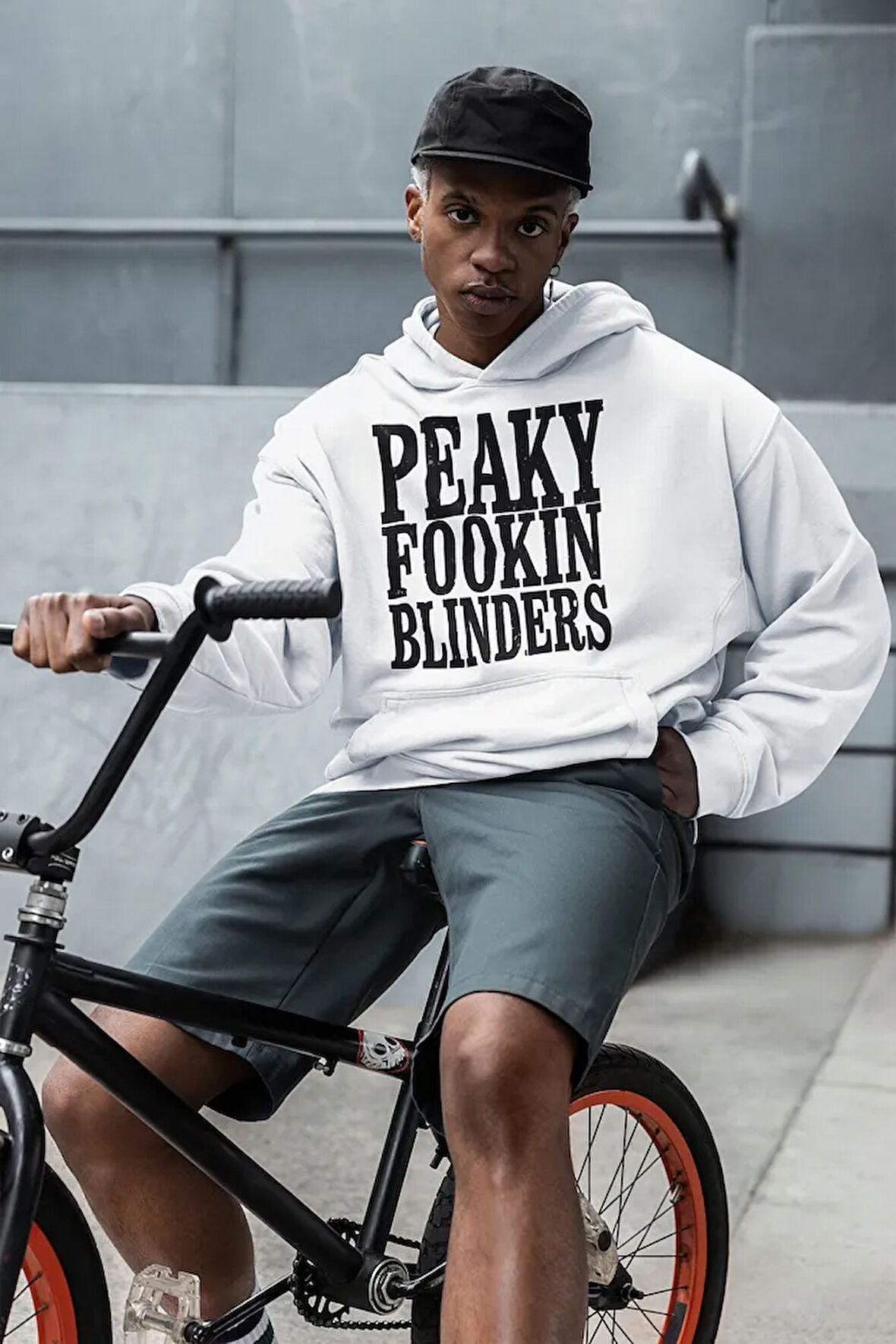 Peaky Fookiin Blinders Yazılı Unisex Oversize Peaky Blinders Hoodie