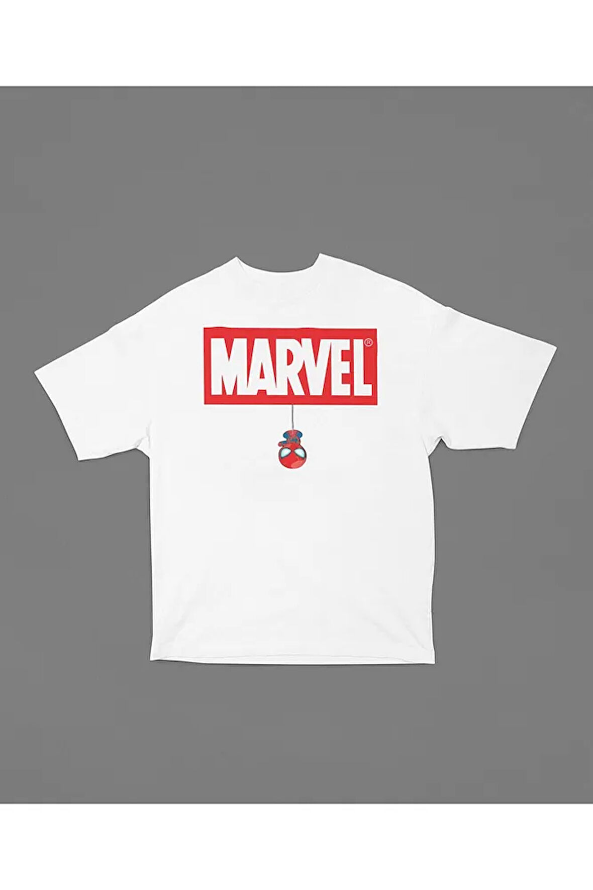 Marvel Küçük Örümcek Adam Baskılı Unisex Oversize Tişört