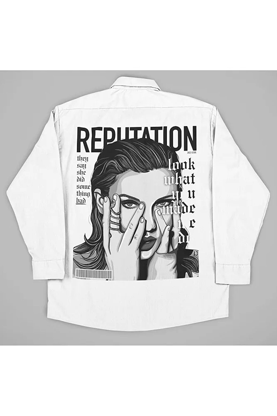 Taylor Swift Reputation Baskılı Unisex Şarkıcı Gömlek