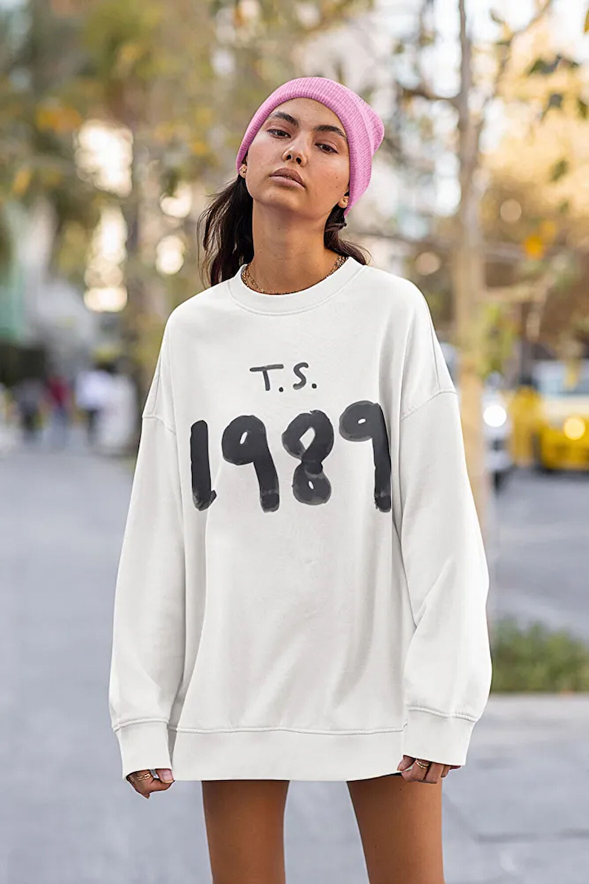 T.S. 1989 Taylor Swift Baskılı Unisex Oversize Şarkıcı Sweatshirt