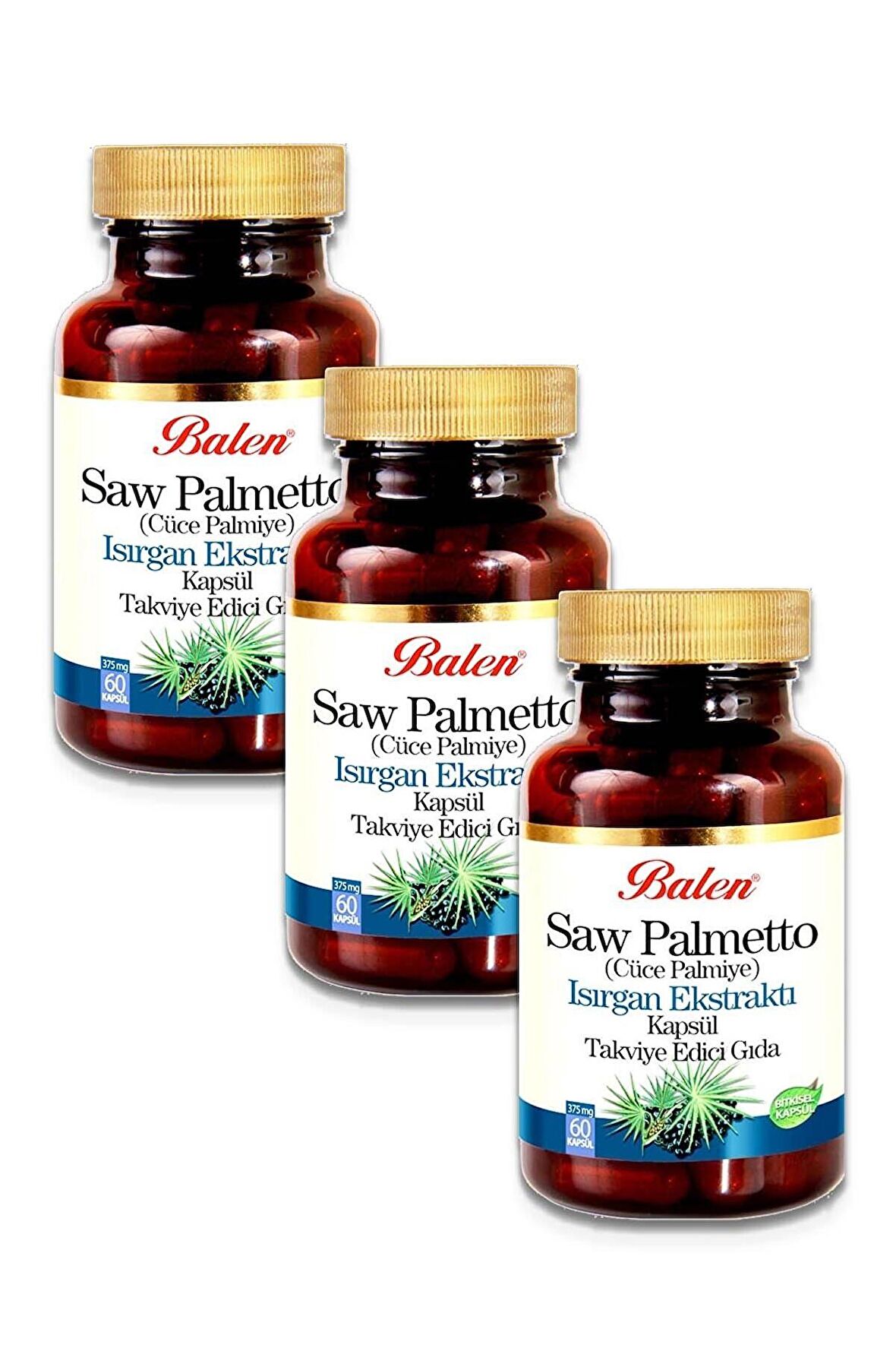 Balen Saw Palmetto & ısırgan Ekstraktı 60 Kapsül (3 Adet)