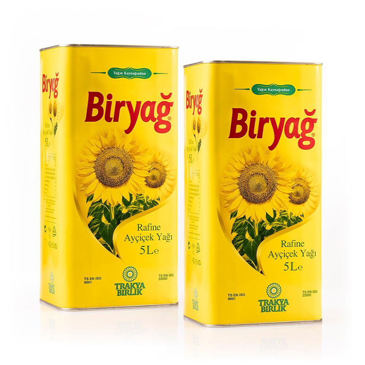 Biryağ 5 lt Teneke Ambalaj  (2'li Paket)