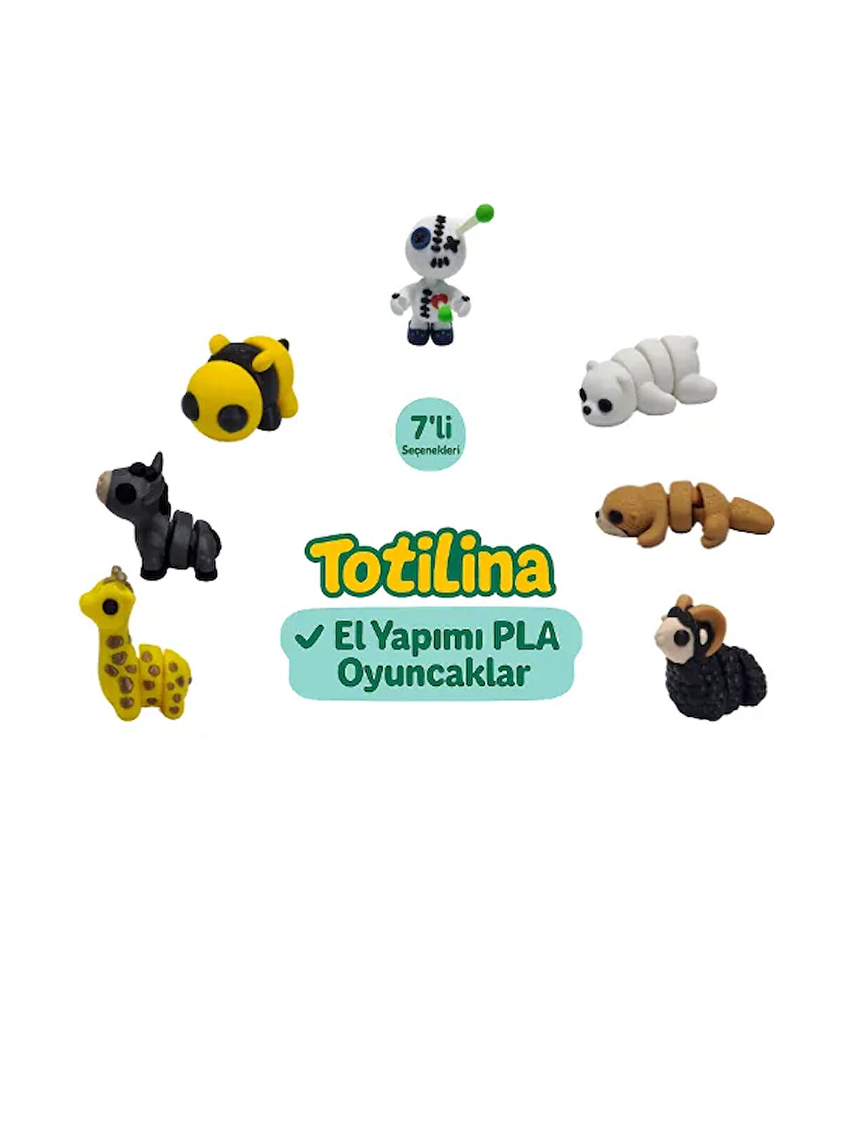 7'li set (voodoo ayı su samuru koç zürafa eşek arı…)