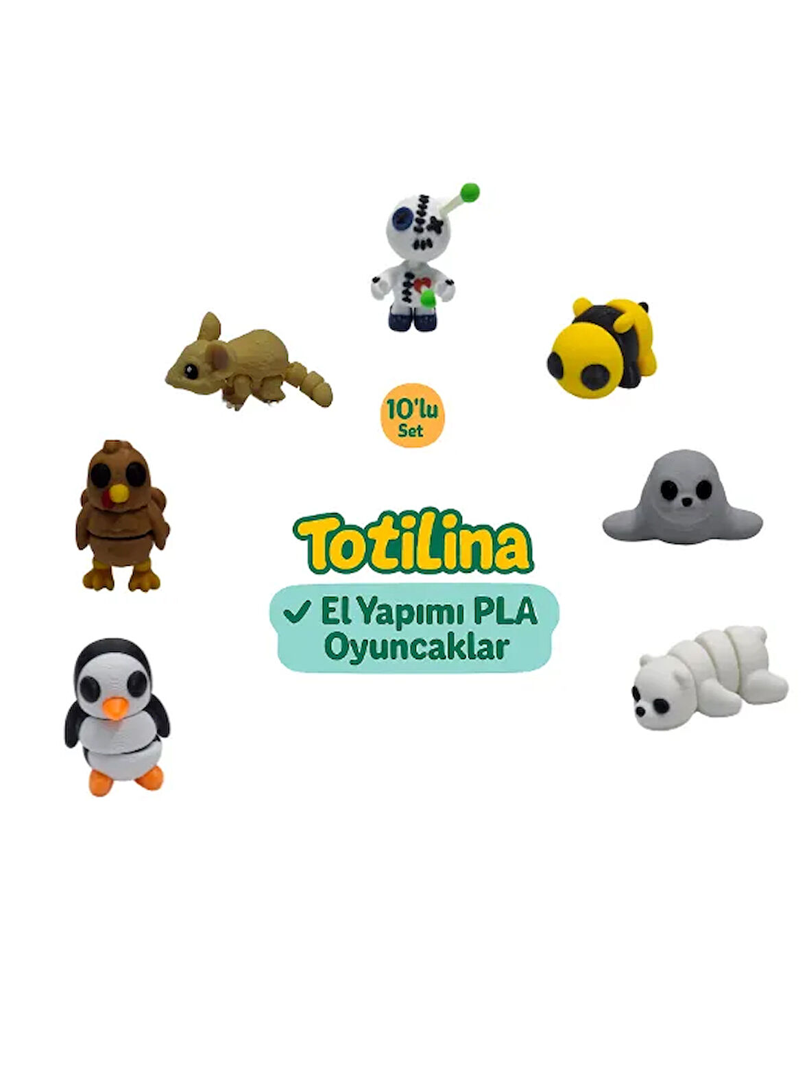 7'li set (voodoo arı fok ayı penguen hindi fare…)