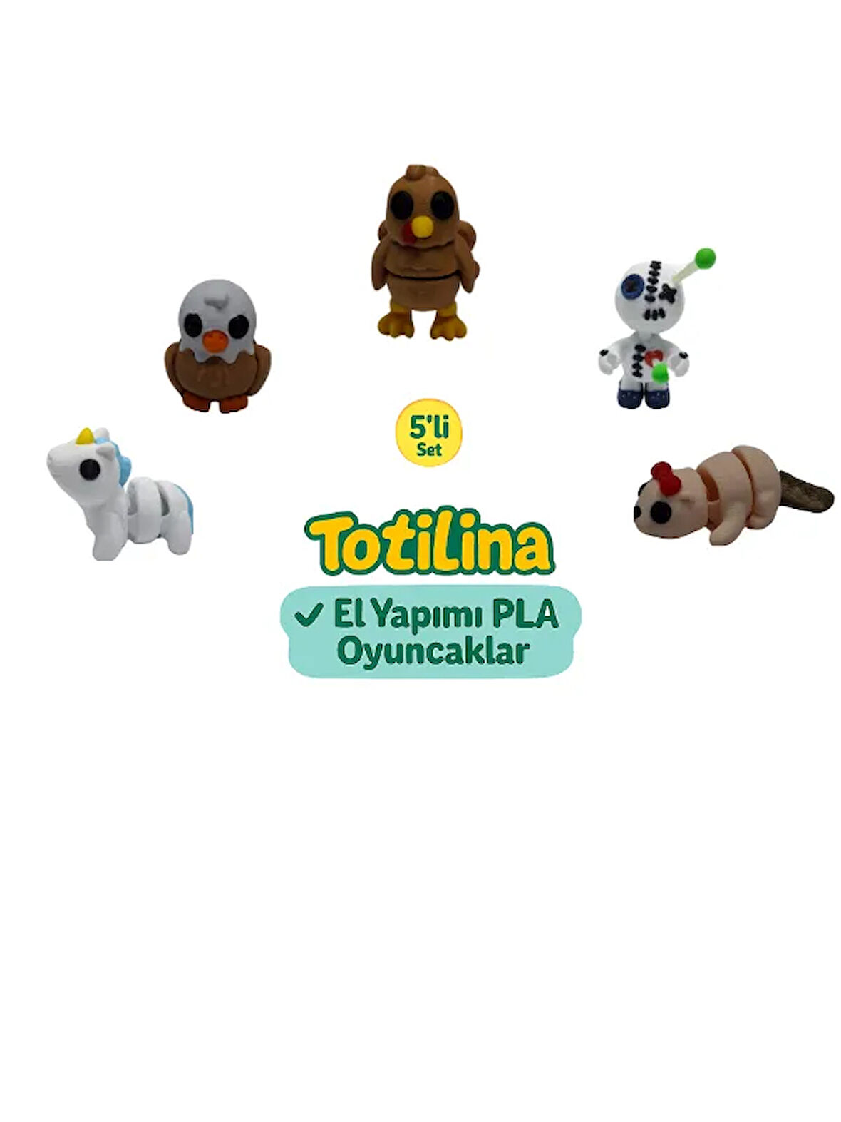 5'li set (hindi voodoo su samuru unicorn kartal…)