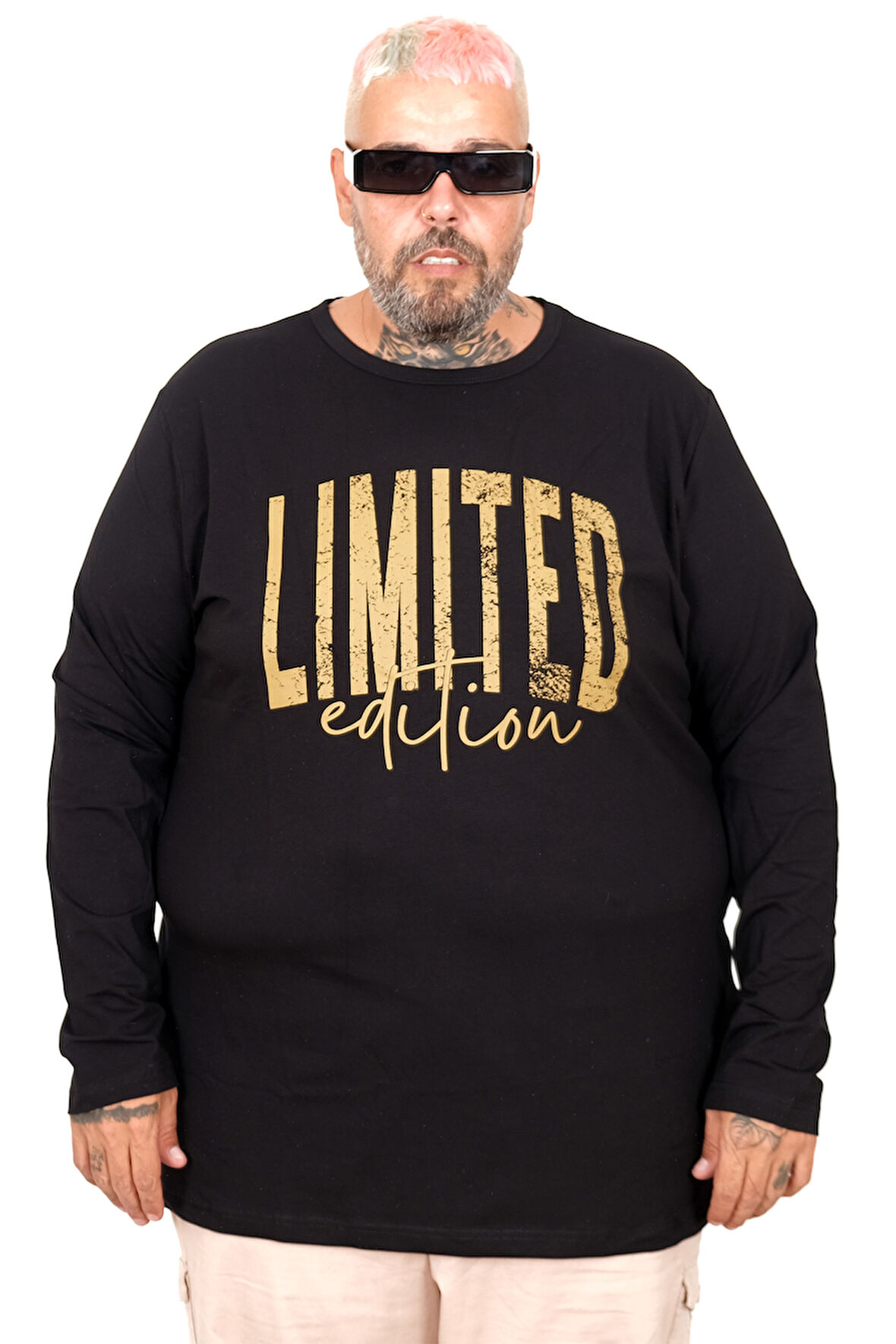 Mode XL Erkek Uzun Kol T-Shirt LIMITED EDITION U25104