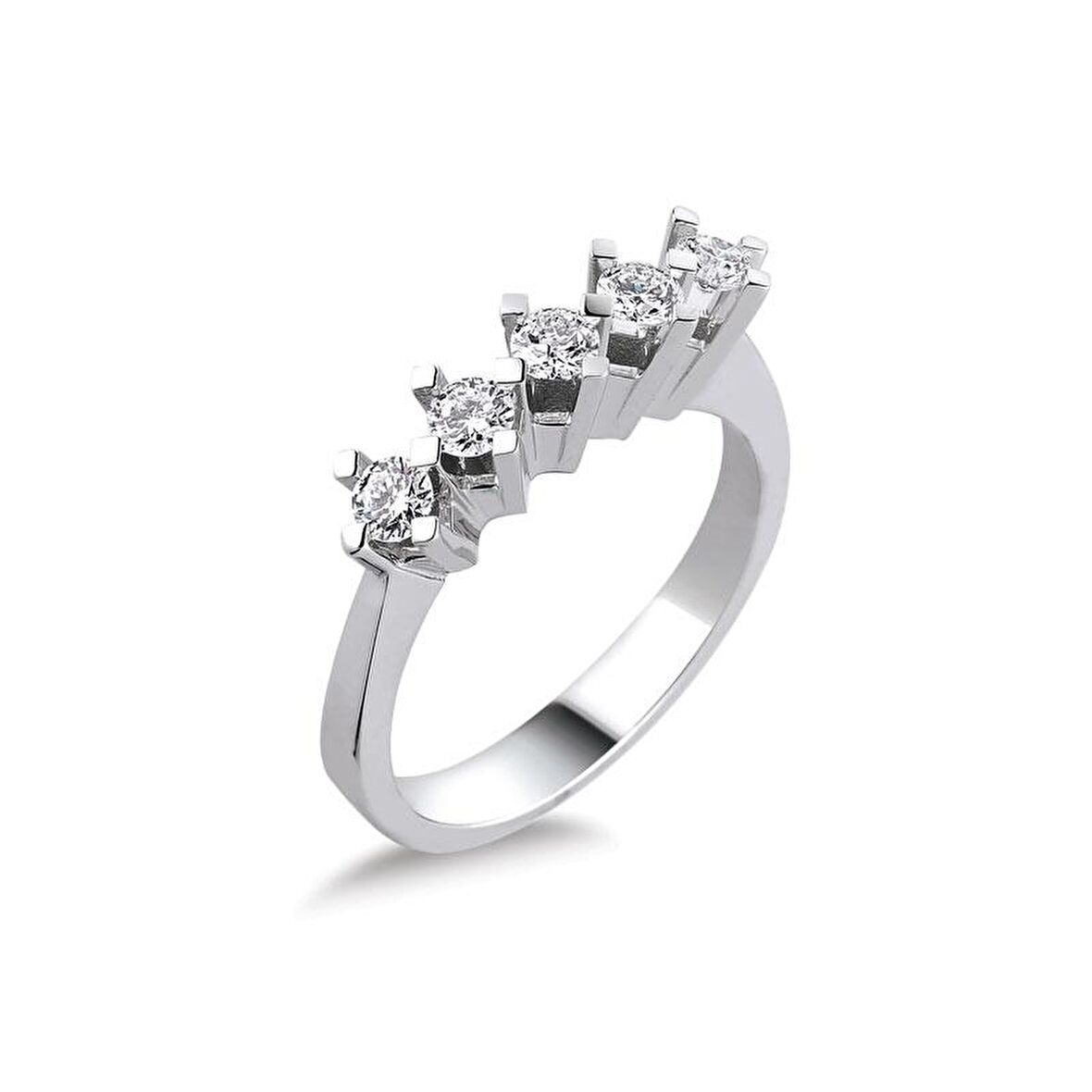 0,25ct Pırlanta Beştaş Yüzük-18k