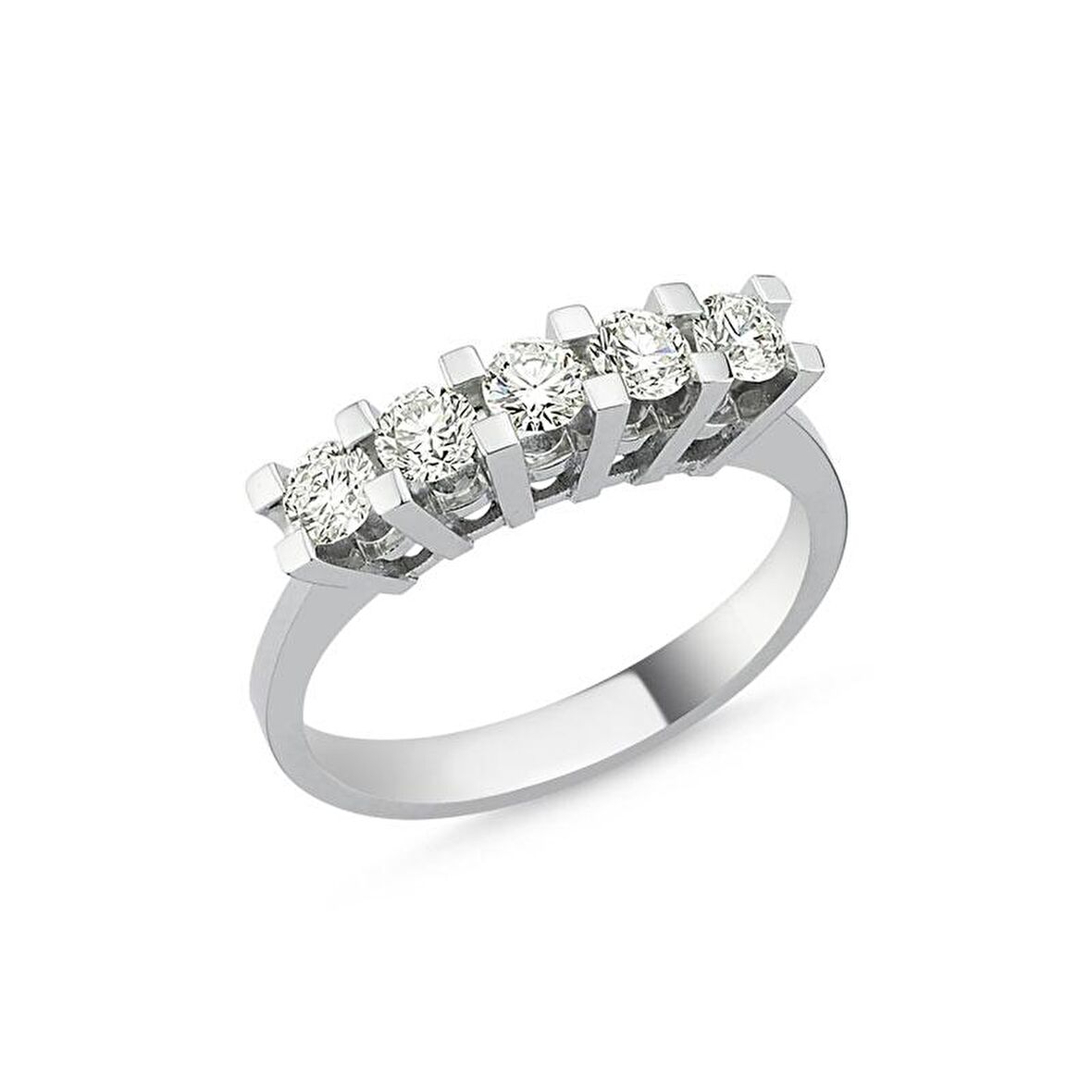 1.01ct Pırlanta Beştaş Yüzük-18k