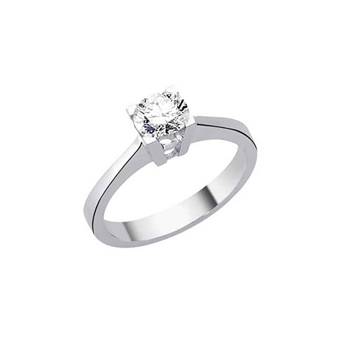 0,60Ct Pırlanta Tektaş Yüzük - 18K