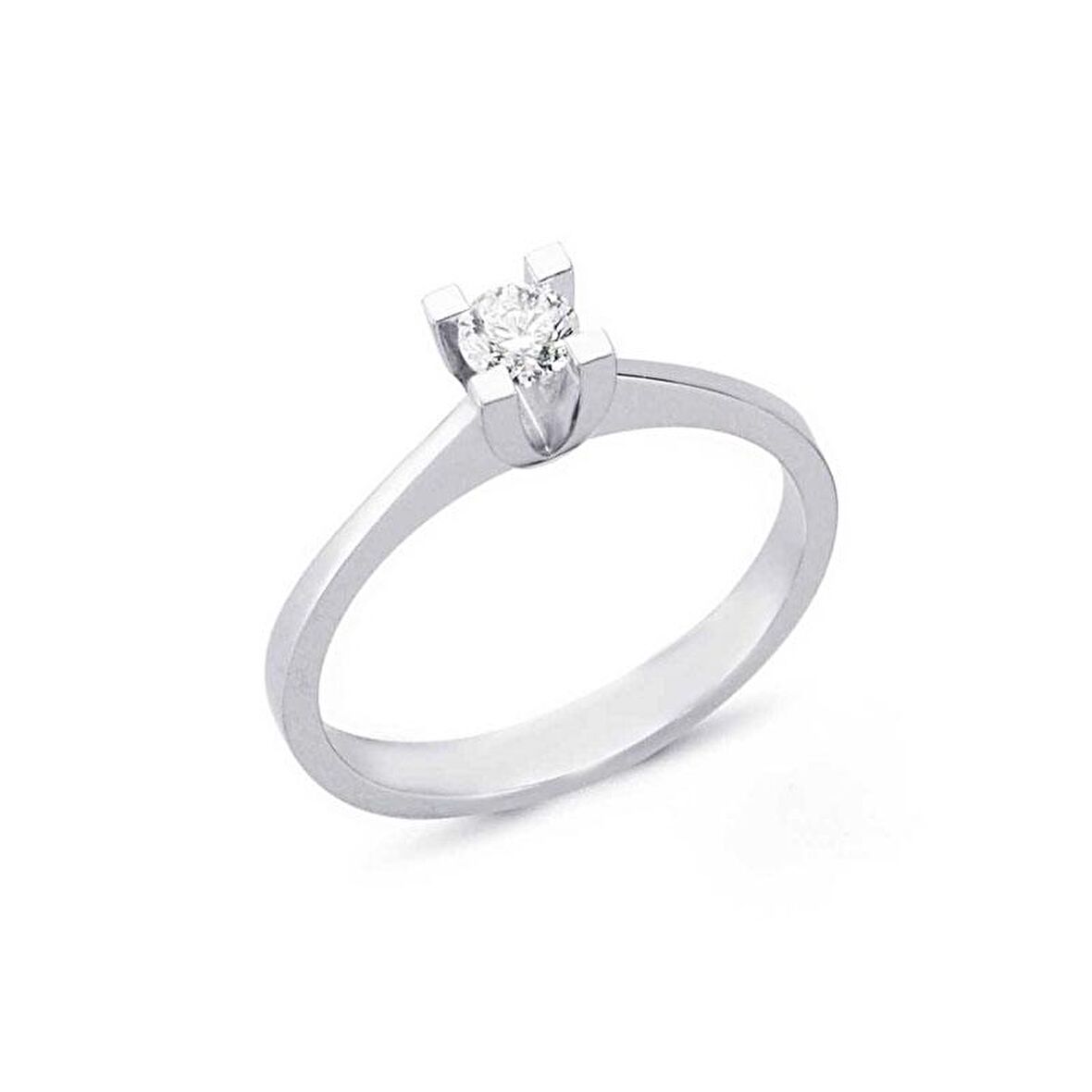 0,24Ct Pırlanta Tektaş Yüzük - 18K