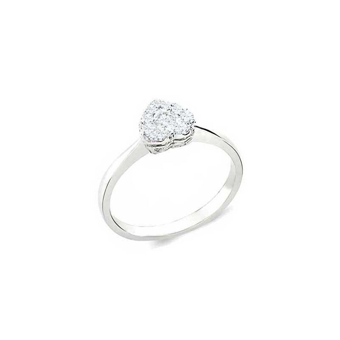 0,35Ct Coronet Kalpli Pırlanta Tektaş Yüzük- 18K