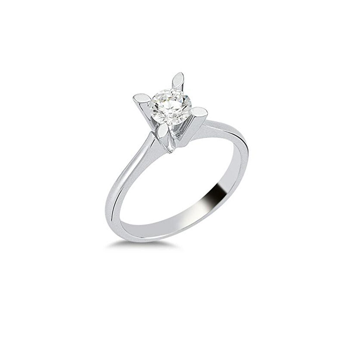 0.70ct Pırlanta Tektaş Yüzük - 18K