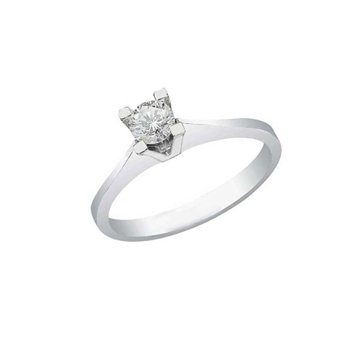 0,50Ct Pırlanta Tektaş Yüzük-18k