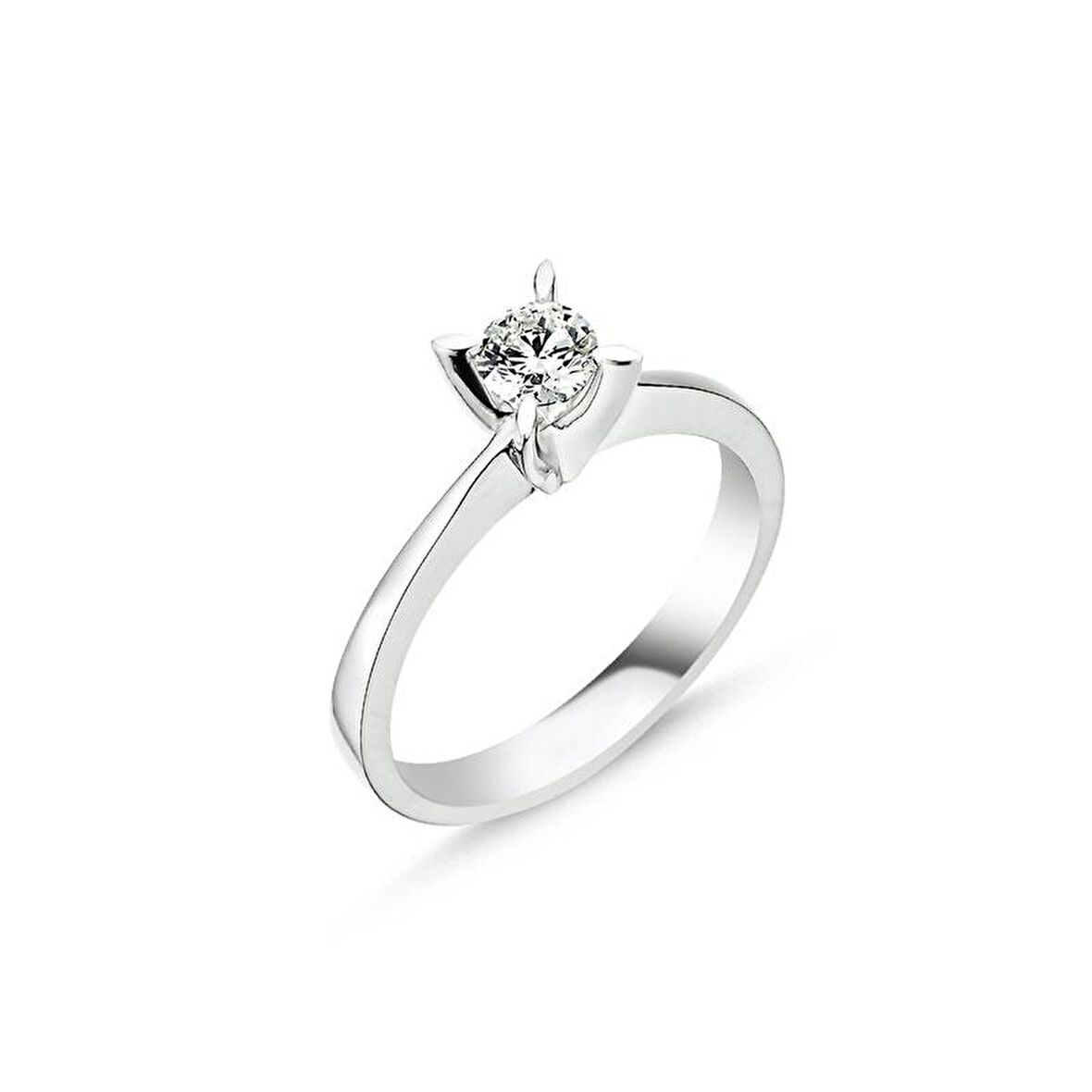 0,36Ct Pırlanta Tektaş Yüzük-14k