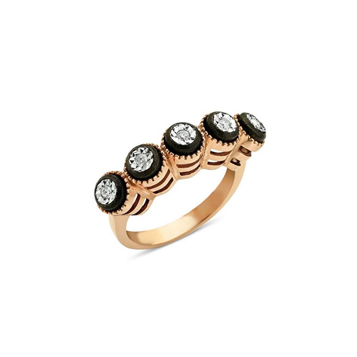 0.36ct Efectli Beştaş Elmas Yüzük