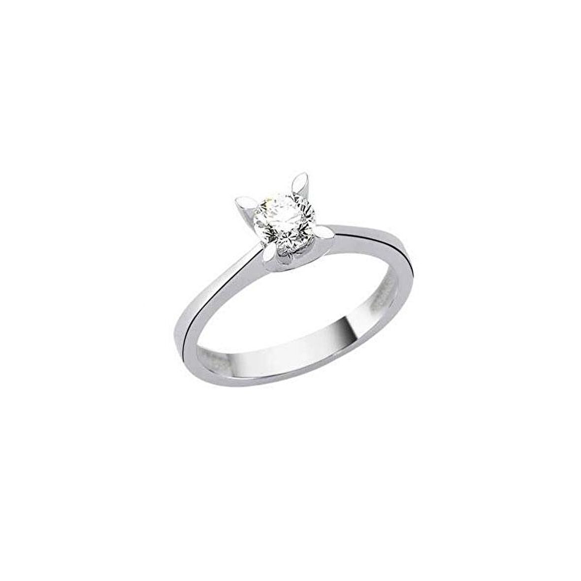 14 Ayar Altın Tektaş Yüzük