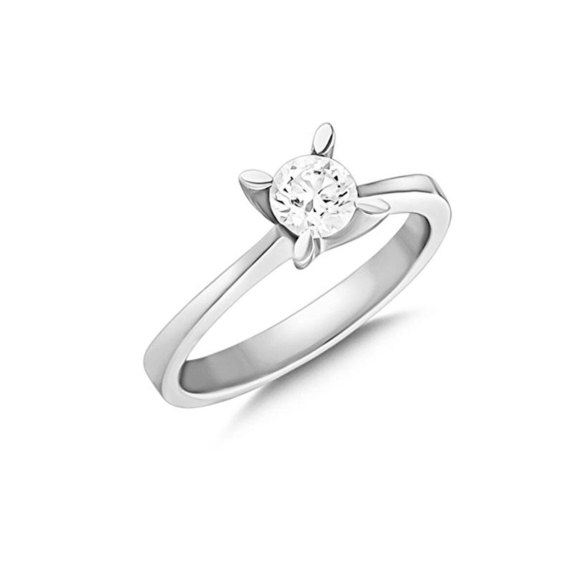 0,50Ct Pırlanta Tektaş Yüzük-14k