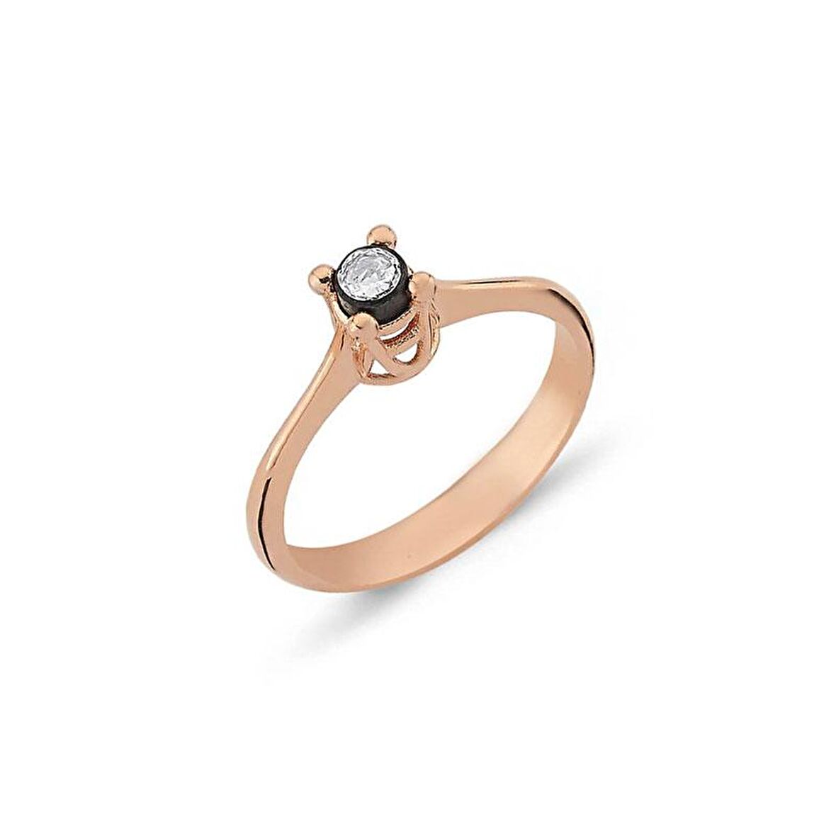 0.20ct Elmas Tektaş yüzük-8k