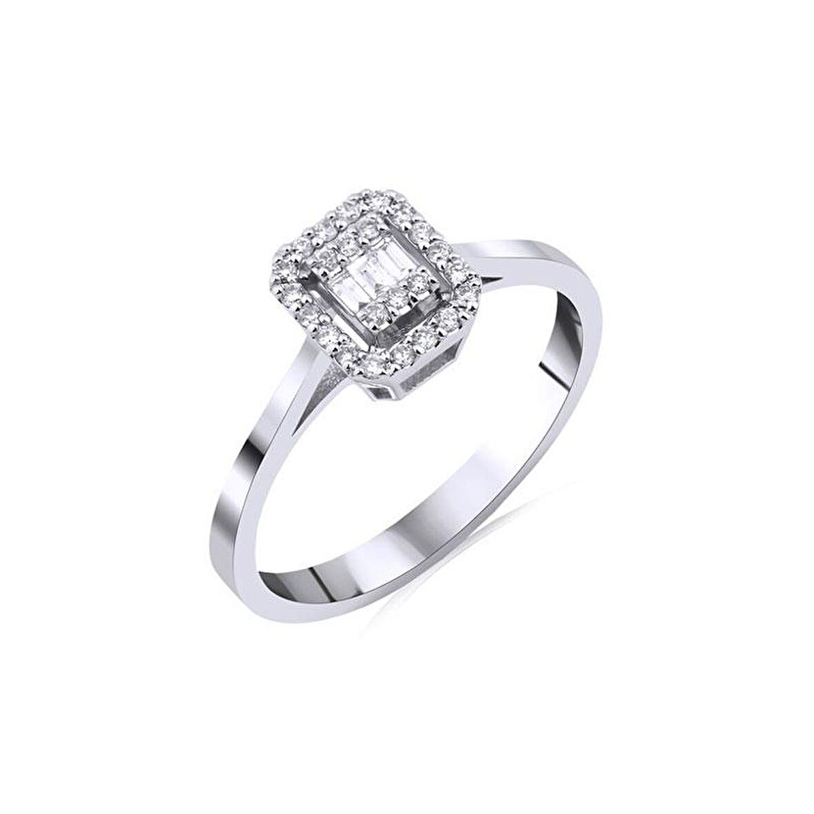 14 Ayar Altın Baget Yüzük