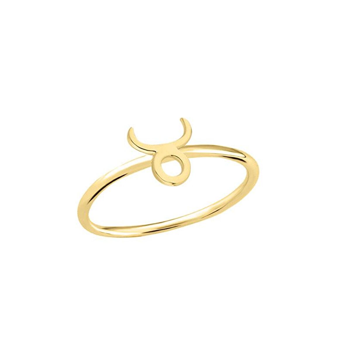 14 Ayar Altın Boğa Burç Yüzük