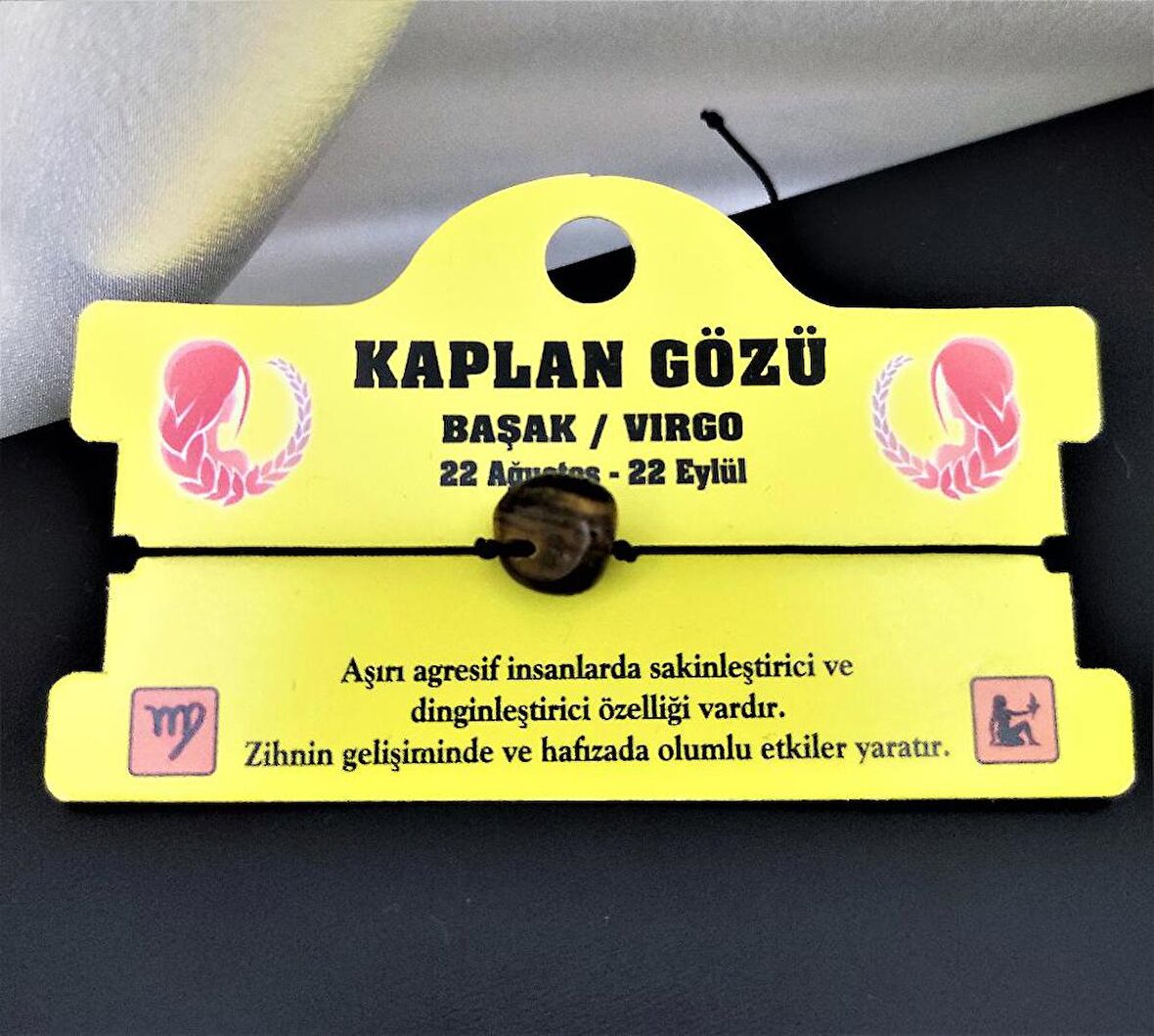 BAŞAK BURCU SİTRİN KUVARS DOĞALTAŞ MAKROME ÖRGÜLÜ BİLEKLİK-BURÇBİLEKLİK11