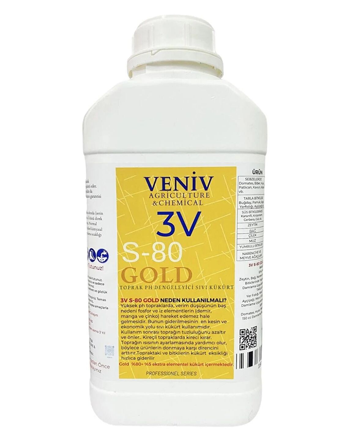 Veniv 3V S-80 Gold Sıvı Kükürt 5L Sıvı Kükürt