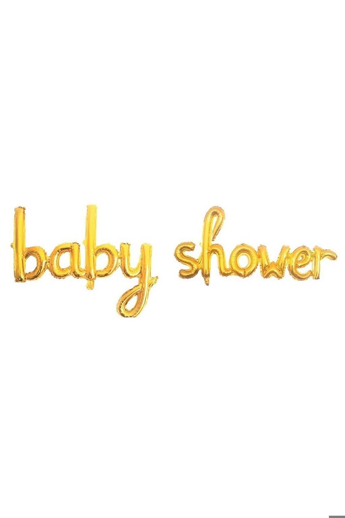 Folyo Balon BABY SHOWER Yazılı El Yazılı Helyum Balon
