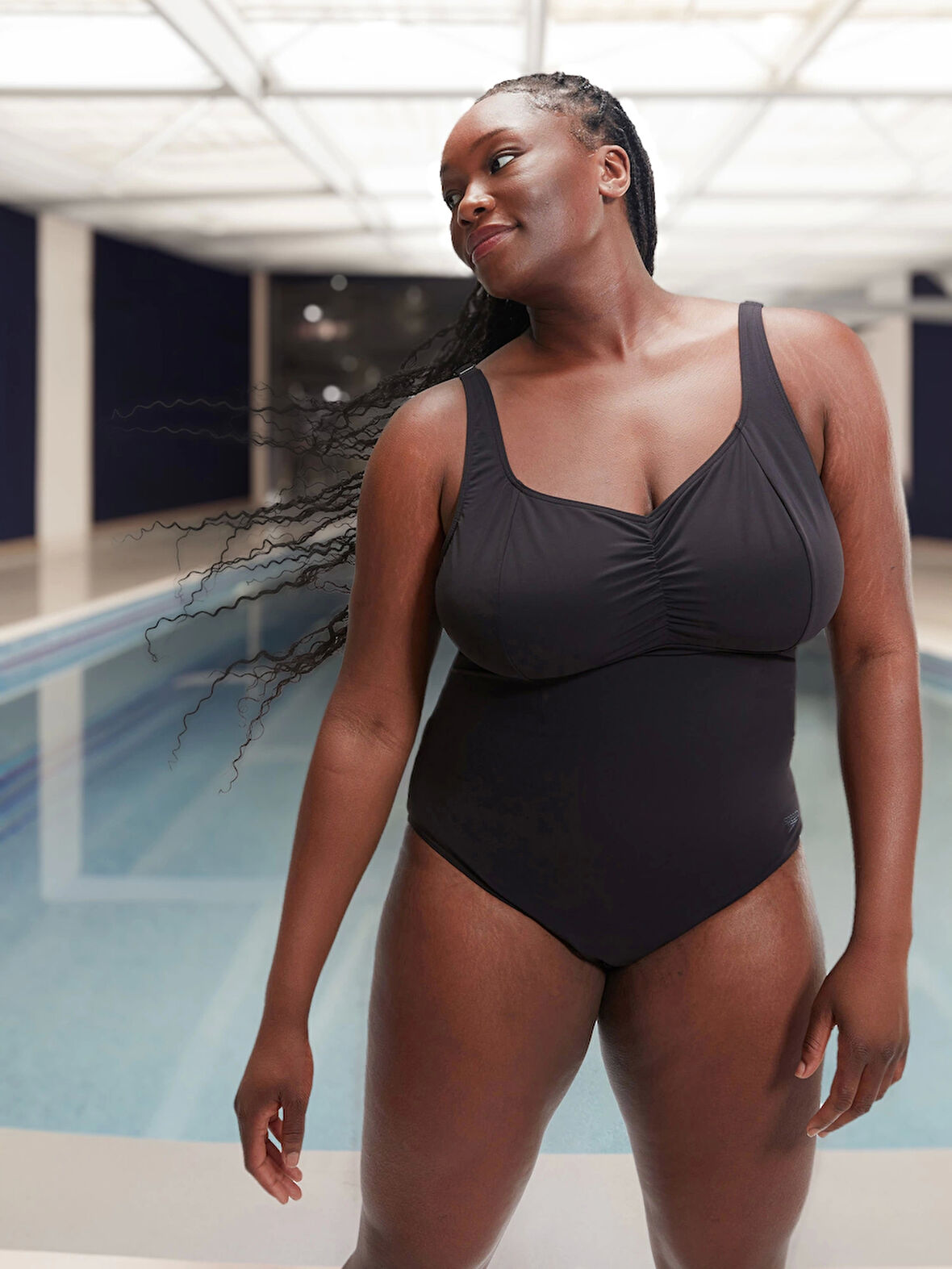 Speedo Spdscu Aquanıte Kadın Yüzücü Mayosu Siyah