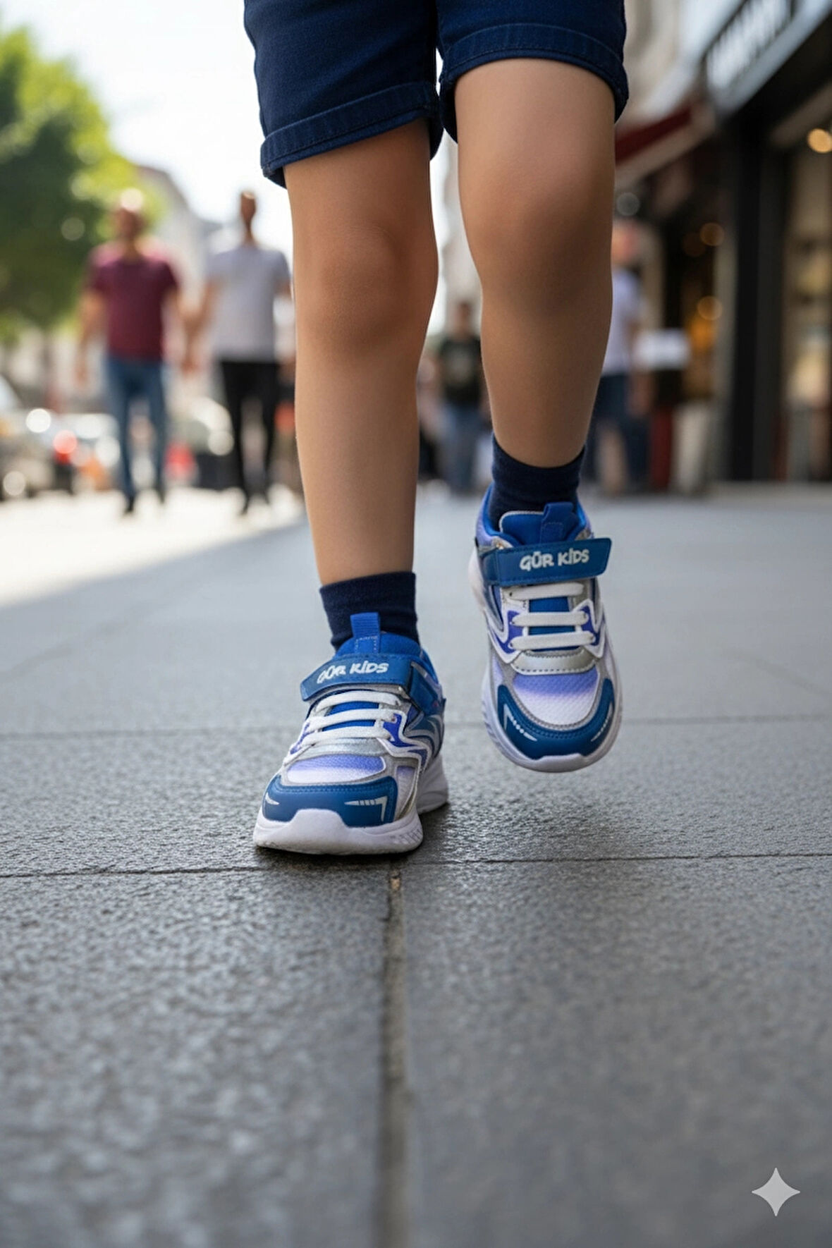 Gür Kids Erkek Çocuk Spor Ayakkabısı 26-30 Sax Mavi